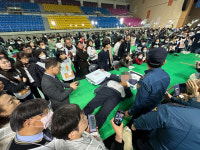 춘천 호반체육관 개표소에서 70대 남성 난동… 퇴장조치