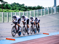 기록 제조기 양양고 안방서 단체추발 금메달