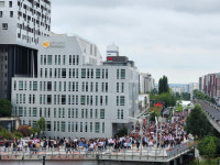 [현장컷] 파리올림픽 수영 경영 열린 라데팡스 아레나 현장