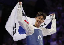 [속보] 한국 태권도 박태준, 58㎏급 역대 첫 금메달… 남자 선수 16년만