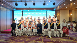 평창문화원 민속예술단 중국 옌타이 초청공연