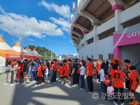 우승 도전 강원FC, 대구FC와 1대1 무승부… 강릉홈 팬 열기 가득