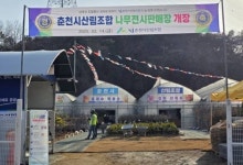 춘천산림조합 상설 나무전시판매장 14일 문 열었다
