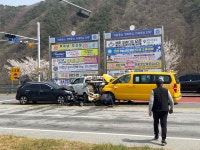 인제서 어린이집 승합차-승용차 충돌 등 도내 교통사고 잇따라