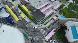 탄탄대로 강원세상 염원담아 춘천 호반 달렸다