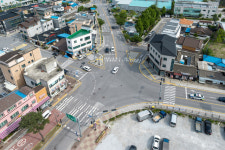 정선읍 봉양오거리 회전교차로 조성