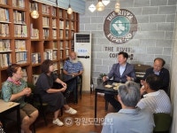 원강수 원주시장, 부론면 상인회 만나 지역 상권 활성화 방안 논의