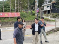 육동한 춘천시장 조양2리 경로당 내년 건립 계획