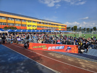 후평 1동 국제스케이트장 춘천 유치 응원 동참