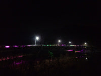 영월군 주천면 미다리교 무지갯빛 새 단장