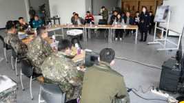 서흥원 양구군수 해안면 제4땅굴 현장점검