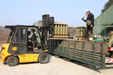 육군 제3군수지원여단 53탄약대대 전시 가정 탄약 재보급 훈련