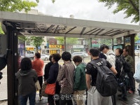 춘천 시민버스 노조 파업 출근길 시민들 발동동
