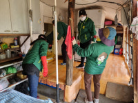 영동황간면사회단체 집수리 봉사활동 이웃사랑실천