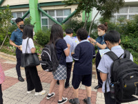 금산경찰서 등굣길 청소년 범죄예방 캠페인