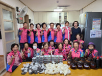 보은속리산면 생활개선회 사랑반찬나누기 행사