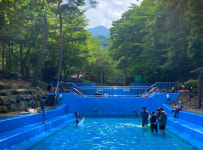 부여 만수산자연휴양림 물놀이장 개장