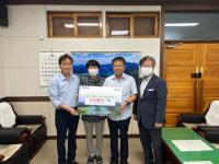 옥천배바우정보화마을 안남면 지역사회보장협의체 100만 원 기탁