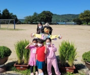 청양 장평초 허수아비 만들기 체험