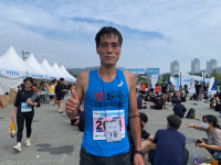 [3대하천마라톤] 남자하프 우승 김수용씨 비결요?… 20년간 매일 달려요