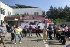 부여군장애인종합복지관 찾은 사랑의짜장차