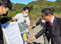 김문근 단양군수 주요현안사업장 현장점검 실시