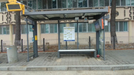 버스승강장 온열의자 설치