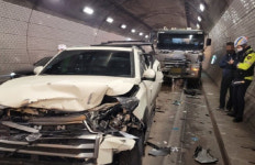 대전남부순환고속도로 터널서 3중 추돌…졸음운전