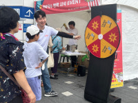 [누들대전] 대전역 동광장서 가락국수 시식 이벤트…시민들 활짝