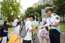 대전유성경찰서, 어린이 사고 예방 교통안전 캠페인