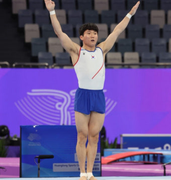 '도마' 신재환 메달 사냥 실패…