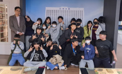 [사진뉴스] 신계초등학교 신문박물관 견학