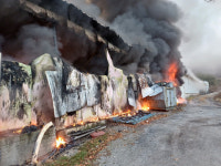 논산 은진면 돼지농장서 불…돼지 1200마리 폐사