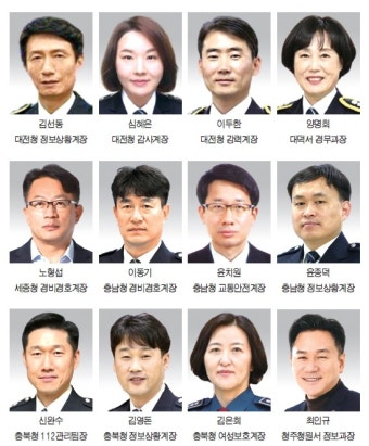 '경찰의 꽃' 총경 인사…대전·세종·충남북서 12명 승진