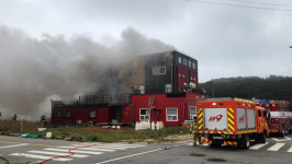 당진 난지도 해수욕장 인근 펜션서 화재… 인명피해는 없어