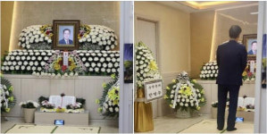 한덕수 총리, 故 이건주 폐암환우회장 빈소 조문