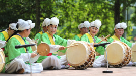 [포토] 풍물의 매력에 풍덩