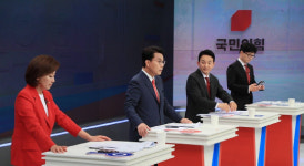 與당권주자들 3차 TV토론…한동훈 견제 거세질 듯