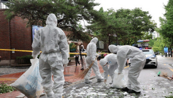 용산 대통령실에 北 오물풍선 떨어져…