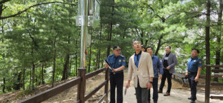 대전자치경찰위, 남선공원 산책로 현장점검 실시
