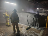 전기차 화재 또… 아산 모종동 아파트 지하주차장서 화재