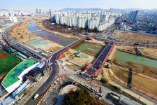 [포토] 유등교 가설교량 완전 개통