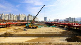 [포토] 유등교 가설교량 완전 개통