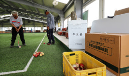 여기 투표소 맞아?…충청권, 이색 투표장 눈길
