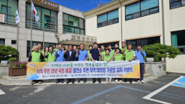 신서천발전본부, 20년 숙원 태양광 가로등 설치공사 준공