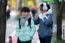 [포토] 한파 속 따뜻한 등굣길