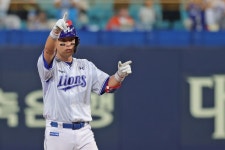 7월 압도적 1위 삼성라이온즈 강민호···데뷔 20년 첫 월간 MVP