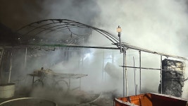 대구 비닐하우스에서 화재···2명 사망