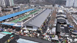 대구농수산물도매시장 농산 A동 화재 복구 사업 완료