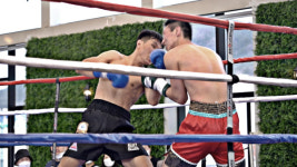 킥복싱 챔프 진시준, 프로복싱 슈퍼 웰터급 챔피언 타이틀 획득